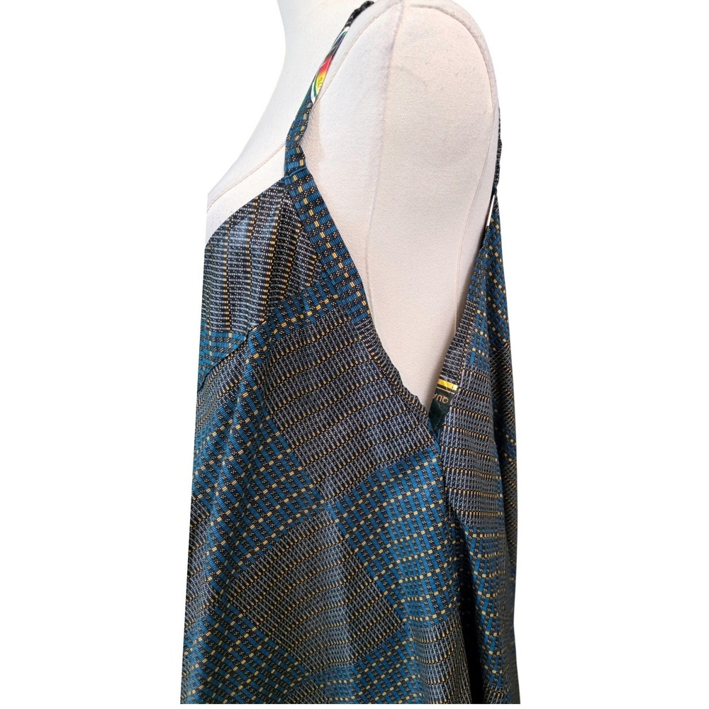 Block Prints qualityMaxi Sun Dress Spaghetti Strap with Pockets - Picture 9 of 13